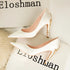 Elegant Crystal-Embellished Silk Pointed Toe Pumps for Women - Luxurious High Heels Perfect for Bridal and Evening Wear, Sexy Dress Shoes with Thin Heels